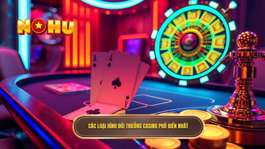 2. Các loại hình đổi thưởng casino phổ biến nhất