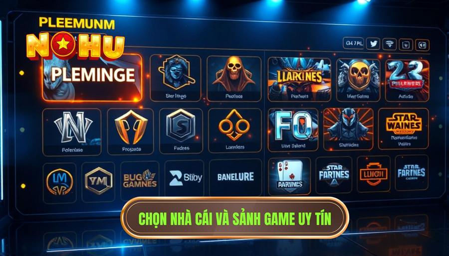 Lựa chọn nhà cái và sảnh game uy tín