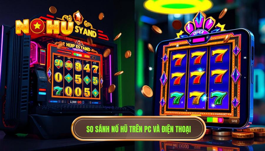 Bảng so sánh trải nghiệm Nổ hũ trên PC và Điện thoại