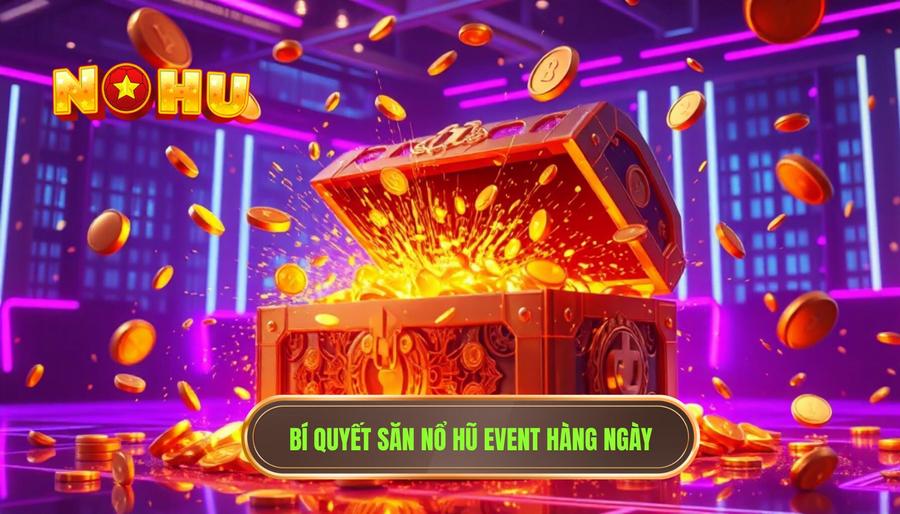 Nổ hũ event hàng ngày: Cơ hội đổi đời trong tầm tay cùng NỔ HŨ 3 Bí quyết săn nổ hũ event hàng ngày